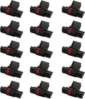 Compatible Ribbon Replacement for Casio hr-100tm Calculator Ink Ribbon Compatible with Casio HR-100TM HR-150TM HR-170RC Canon P23-dhv CP13 Sharp EL-1801V, Individually Sealed, B/R (15-Pack)