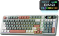 RK ROYAL KLUDGE S98 Mechanical Keyboard w/Smart Display & Knob, Top Mount 96% Wireless Mechanical Keyboard BT/2.4G/USB-C, Hot Swappable, Software Support, Creamy Sounding, 98 Keys