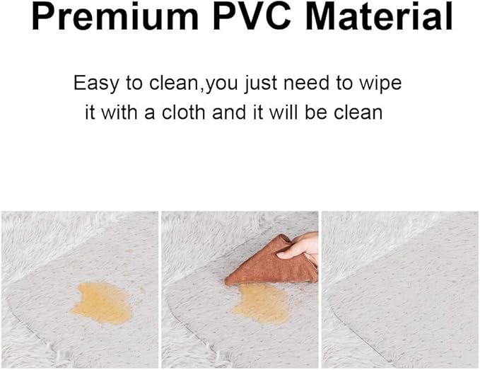 Azadx Clear Office Chair Mat for Low, Standard and No Pile Carpeted Floors, Plastic Computer Desk Chair Mat on Carpet for Easy Rolling, Durable Carpet Protector Mat (36 x 48'' Rectangle)