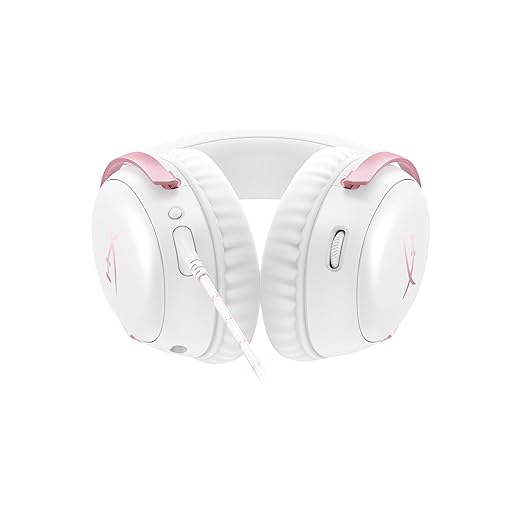 HyperX Cloud III – Wired Gaming Headset, PC, PS5, Xbox Series X|S, Angled 53mm Drivers, DTS, Memory Foam, Durable Frame, Ultra-Clear 10mm Mic, USB-C, USB-A, 3.5mm – Pink