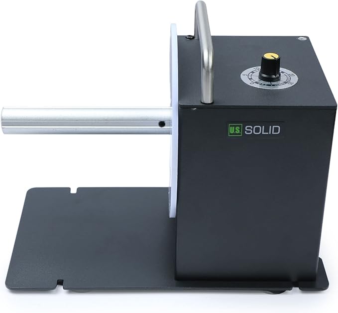U.S. Solid Automatic Label Rewinder Machine, 1"/1.5" Core Holder, Max Label Width 3.15", USB/Plug-in Power AC 100V-240V