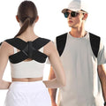 Posture Corrector for Women and Men, Adjustable Back Brace Support for Scoliosis, Hunchback Correction, Upper Spine & Shoulder Pain Relief (Small)