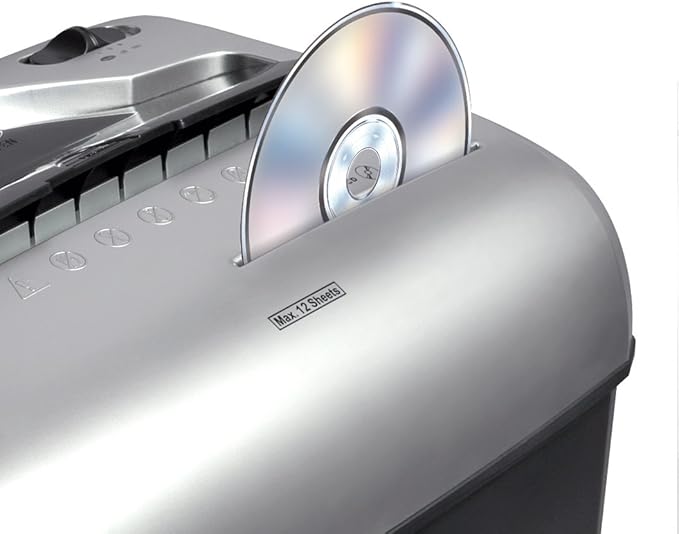 Aurora AU1217XB 12-Sheet Professional Crosscut Paper Shredder with Pullout Basket