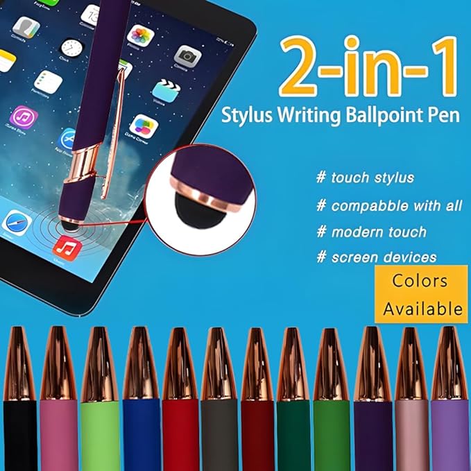 Yucold Bulk Custom Personalized Pens with Name & Logo Printing Personalized custom ballpoint pen for Business, Graduation Gifts & Party Events (grass green,200)