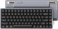 LOFREE Flow84 Low Profile Mechanical Keyboard, 75 Percent Rechargeable Wireless Keyboards with Bluetooth and Wired Connection for Windows, Mac OS/Black Phantom Tactile Switches