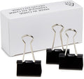 Amazon Basics Sturdy Binder Clips for Office Use, 96 Count (96 Pack of 12), Medium, 1.25 in, Black