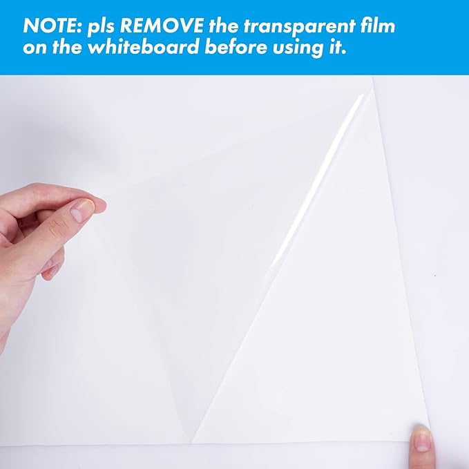 HAMIGAR Magnetic Whiteboard Contact Paper 48" x 71" Dry Erase White Board Sticker for Wall Stick on White Board Peel and Stick Wallpaper Adhesive Poster with Marker, Magnetic Eraser and Magnets