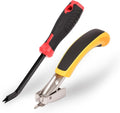 Upholstery Staple Remover Heavy Duty Staple Remover Tool for Floor,Carpet,Wood,Construction,Furniture,Also Used in A Variety of Nailed Picture Frames and Wooden Boxes (M-2P)
