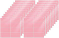 FINDAT Colored Stickers 1.57×0.75 Inch Vinyl File Folder Sticker Pink Rectangle Removable Waterproof Color Coding Moving Label for Boxes Office Inventory Labeling 160 PCS