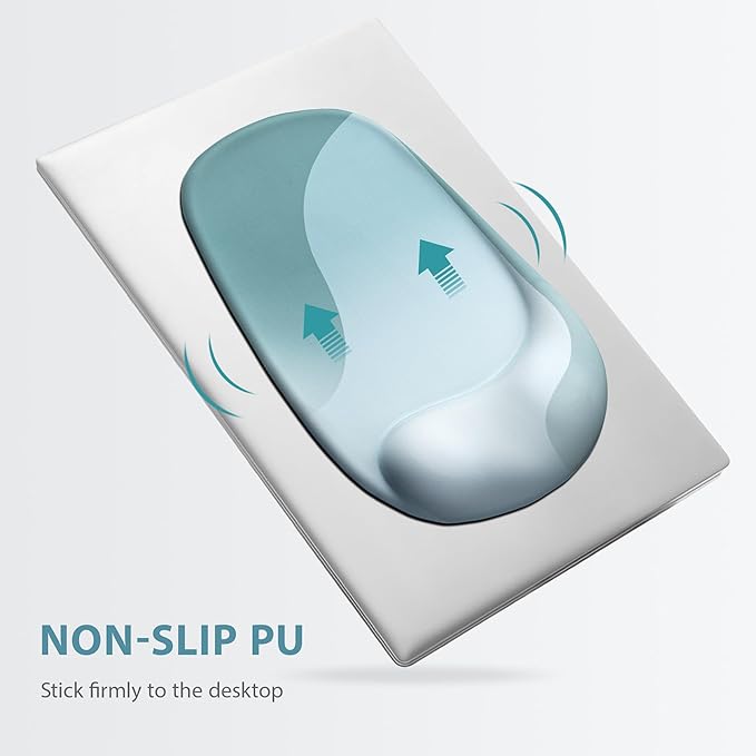 Ospelelf Wrist Rest for Keyboard and Mouse Ergonomic Mouse Pad with Wrist Support Memory Foam Wrist Rest for Computer Keyboard,3-in-1 Gel Mouse and Keyboard Pad for Office Geometry Green