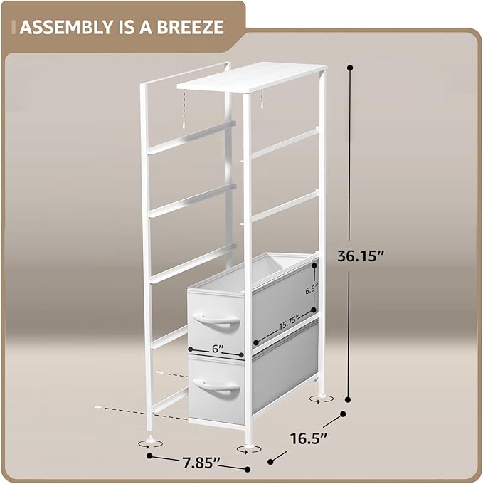 Sorbus Kids Dresser with 5 Drawers - Storage Unit Organizer Chest for Clothes - Bedroom, Kids Room, Nursery, & Closet