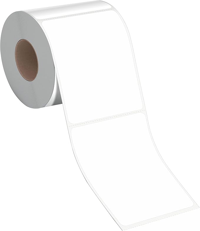 500 Blank Labels, Rectangular Color Code Label with Perforation Line for Home Organization Projects, Bins, Kitchen Storage Containers, Desk Items(5” x 3”)