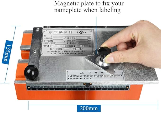 Manual Nameplate Metal Label Stamping Printer Machine Marking Machine for Metal (No.4 Codeword Plate)