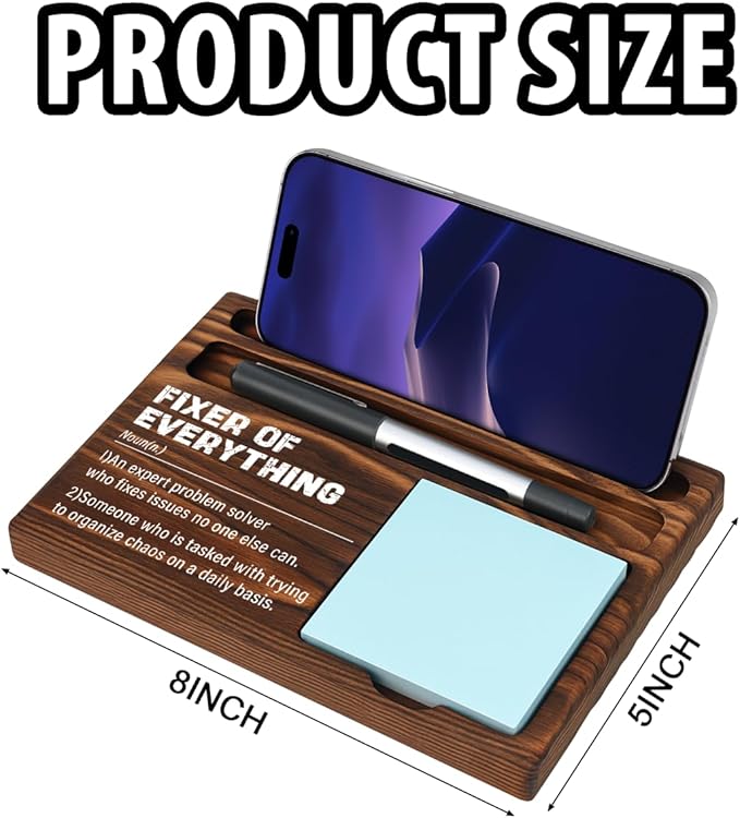 Bosses Day Gifts for Women Men Manager Sticky Note Holder Funny Office Decor for Women National Boss Day Decorations Gifts for Leader HR Men Supervisor Lder Office Desk Decor A09