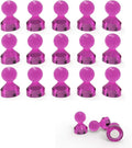 Ant Mag Magnetic Push Pins Strong Push Pin Magnets for Fridge Whiteboards Calendars Maps in School & Office Pack of 18 Pink