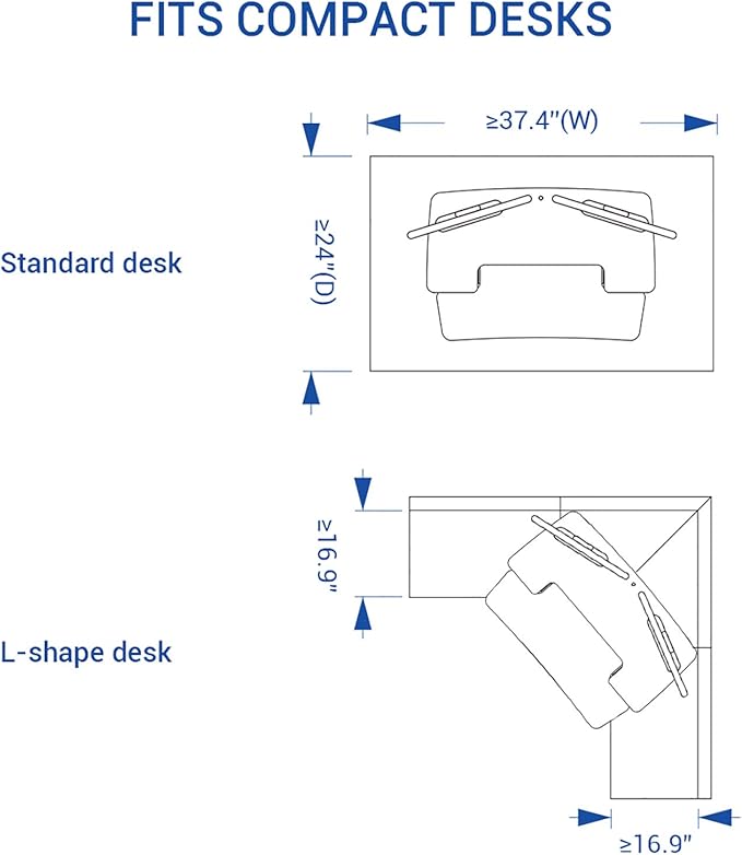 FLEXISPOT Electric Standing Desk Converter 36" Wide Motorized Stand up Riser for Monitor and Laptop, Black Height Adjustable Workstation for Home Office