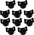 Magnet Zip Tie Mount Clips Magnetic Zip Ties Mount Holder 25LBS Strong Multipurpose Wire Cable Holder Mount Wire Clips Management for Home Office Marine Electrical Wiring (10 PCS)