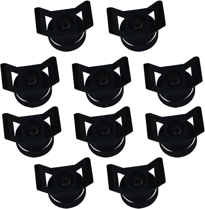 Magnet Zip Tie Mount Clips Magnetic Zip Ties Mount Holder 25LBS Strong Multipurpose Wire Cable Holder Mount Wire Clips Management for Home Office Marine Electrical Wiring (10 PCS)