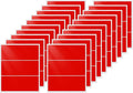 FINDAT Colored Stickers 4×2 Inch Vinyl File Folder Sticker red Rectangle Removable Waterproof Color Coding Moving Label for Boxes Office Inventory Labeling 60 PCS