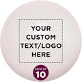 Custom Stress Balls for Adults, 10 Pack, Personalized Text, Logo, Hand Exercise, Perfect for Your Desk, Office, or Home, White