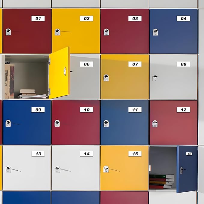 Magnetic Dry Erase Stripes 50 Ft x 1 Inch | Magnetic Labels| Reusable Toolbox Labels Magnetic, Magnetic Name Tags & Dry Erase Magnets | for Locker, Whiteboard, Classroom