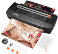 VEVOR Laminator Machine, Cold and Hot Laminator for Max A3 Paper Size, 1 min Quick Warm Portable Laminator, 3-10 mil Thickness, Ideal for Home, Office, Business, or School Supplies, Black