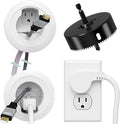 in Wall Cable Management Kit, Power & Low Voltage Wire Organizer with Hole Saw Drill for Easy TV Wall Mounting, TV Cord Hider for Wall & Clean Look