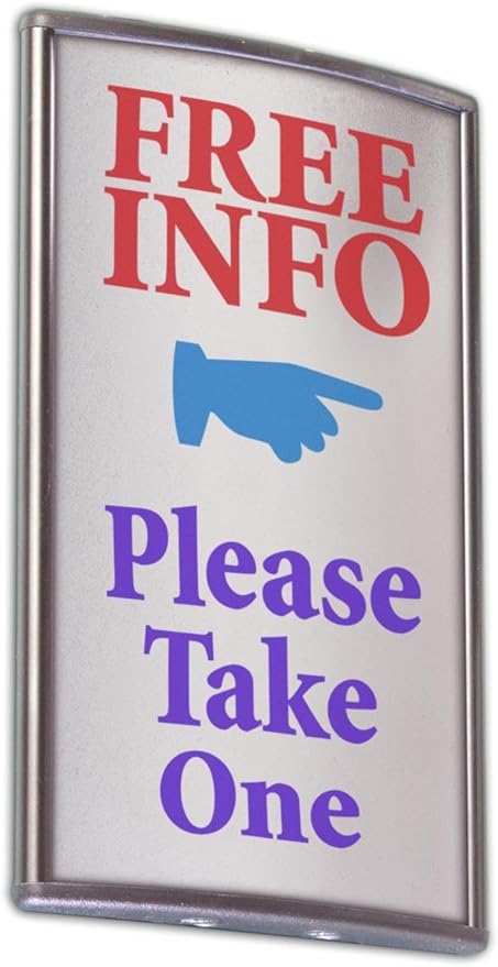 3x5-Inch Nameplate Sign for Wall/Door with Adhesive, Silver Aluminum, Pack of 5