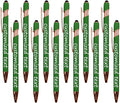 Yucold Bulk Custom Personalized Pens with Name & Logo Printing Personalized custom ballpoint pen for Business, Graduation Gifts & Party Events (Green,100)