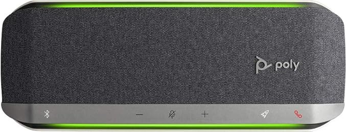 Poly - Sync 40+ Bluetooth Smart Speakerphone (Plantronics) - Flexible Work Spaces - Connect to PC/Mac via Included BT600 Dongle and Smartphones via Bluetooth - Works with Teams, Zoom & More