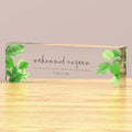Personalized Custom Name Plates on Acrylic Glass, Office Desk Decor, Personalized Office Gift