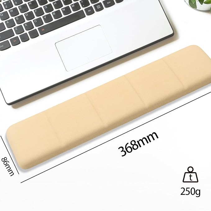 Ergonomic Keyboard Wrist Rest - Keyboard Wrist Cushion with Non-Slip Base, Cute Wrist Rest Support for Keyboard, Laptop, Mac, Typing