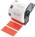BETCKEY - Small Address/Barcode Labels Replacement for Brother DK-1209 (2.4 in x 1.1 in), Compatible with Brother QL Label Printers [1 Rolls/800 Labels, Red]