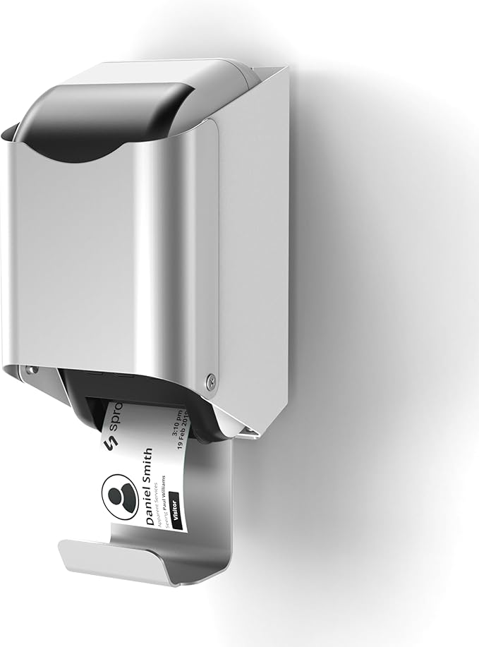 SPROCKET Wall Mount for Brother QL-810W, QL-820NWB or QL-820NWBc Label Printer (White)