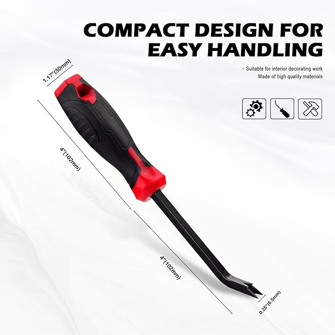 Heavy Duty Staple Remover Tool & Staple Puller, Professional Stapler Removers for Carpet, Upholstery, Wood and Furniture - Carpet and Upholstery Staple Puller Tool, Heavy Duty Staples Remover