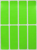 Royal Green Rectangular Coding Stickers Write on Labels for Organizing, Moving, & Mailing, 3x1 inch Stickers to Write On Labels & Tags for Home, Office, and School Projects, 40-Pack (Neon Green)