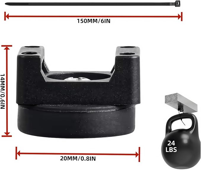 Heavy-Duty Magnetic Zip Tie Mounts,30Pcs Multipurpose Cable Holder with Nylon Cable Ties (100 Pieces) for Efficient Wire Management