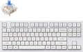 Keychron Q3 Wired Custom Mechanical Keyboard, 80% TKL Layout QMK/VIA Programmable with Hot-swappable Gateron G Pro Blue Switch Double Gasket Compatible with Mac Windows Linux (White)