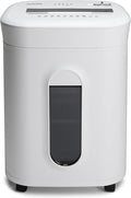 Aurora High-Security 10-Sheet Micro-Cut Paper and Credit Card Shredder with 6 Gallon Pullout Basket / 60 Mins Running Time/Security Level P-5