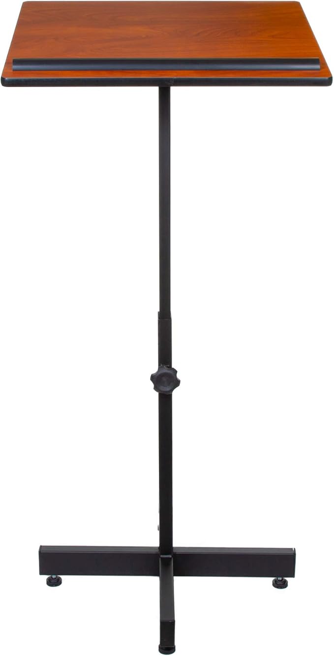 OEF Furnishings Portable Presentation Lectern Stand, Height Adjustable