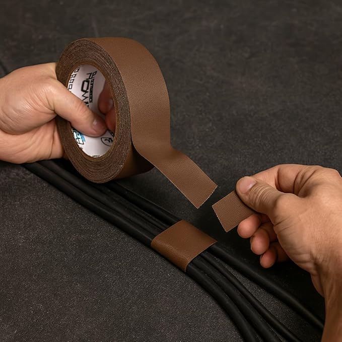 Gaffer Power Real Professional Grade Gaffer Tape USA Made | No Residue | Non Reflective | Multipurpose| Durable & Versatile | Weather Resistant | Heavy-Duty | Securing | Brown, 2 in X 30 Yds