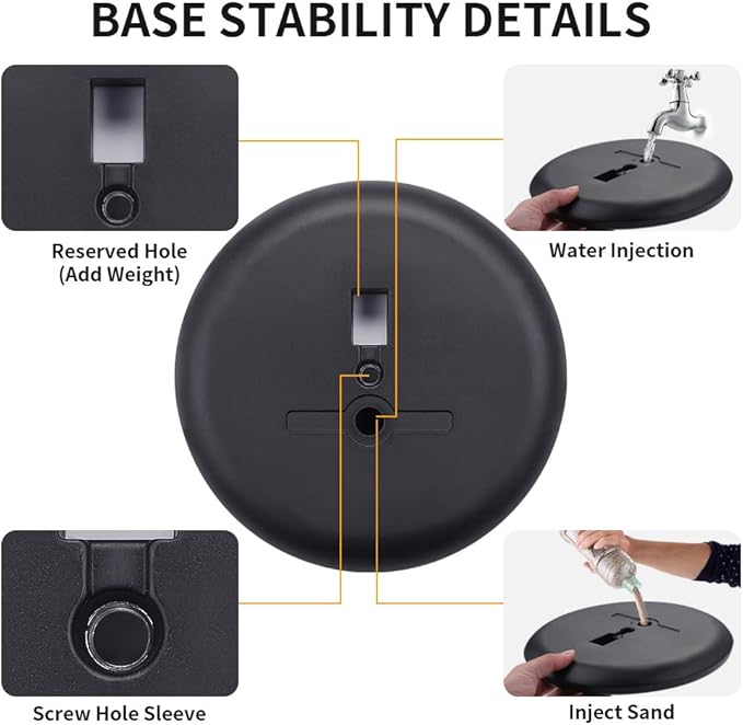 11x17 Inch Pedestal Standing Sign Holder Stand Poster Stand , Black Adjustable Floor Standing Sign Holder with Aluminum Snap Open Frame for Vertical/Horizontal Sign Display