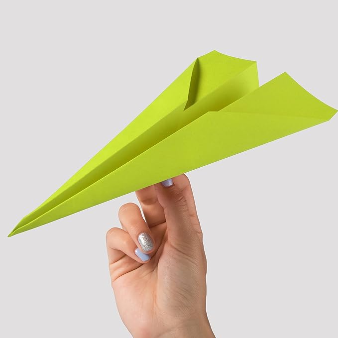 JAM PAPER Colored 24lb Paper - 90 gsm - 8.5 x 11 - Ultra Lime Green - 100 Sheets/Pack