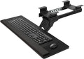 FAHKNS Keyboard Tray Under Desk，Multi-Function Keyboard Tray Adjustable with Mouse Pad & Wrist Rest，Ergonomic Large Size Keypad Tray Holder， Suitable for Office/Game/Home