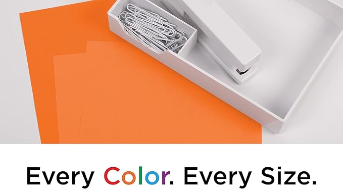 JAM PAPER Colored 24lb Paper - 90 gsm - 8.5 x 11 - Ultra Orange - 50 Sheets/Pack