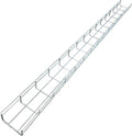 Kable Kontrol Cable Tray- 5 Feet Long - 4" Width, 4” Depth – Wire Mesh Tray Cable Management Rack Cords Organizer Cable Basket, Zinc Plated Steel NEC Approved for Network, Fiber Optic, Cabling