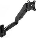 VIVO Single Monitor Counterbalance Wall Mount for 32 inch Screens up to 19.8 lbs, Full Motion, Max VESA 100x100, Black, MOUNT-V001G