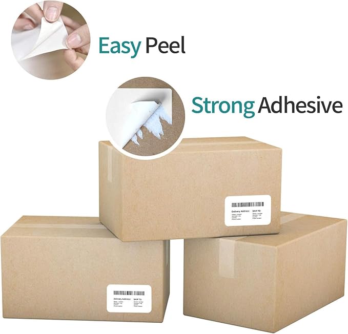 7200 Pcs Replacement Compatible for Dymo 30256 2-5/16" X 4" Shipping Labels（Not for Dymo 550, 5XL）, LabelChoice 24 Rolls Direct Thermal Label Used with Dy-mo Labelwriter 450,450 Turbo, 4XL