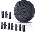 Conference Speaker and Microphone, 10 AI Mics 360° Voice Pickup, Noise Reduction, Echo Cancellation USB Speakerphone for 10 People Business Conference, Compatible with Leading Platforms
