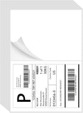 InpourPack 1000 Half Sheet Self Adhesive Shipping Labels, 8.5" x 5.5" Address Labels Laser/Ink Jet White Blank Shipping Stickers(500 Sheets)